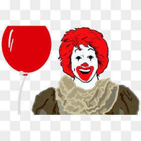 Russian Burger King Accuses The Movie "it - Ronald Mcdonald, HD Png Download - ronald mcdonald png