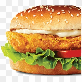 Burger - چکن برگر, HD Png Download - veg burger png