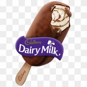 Creamy Vanilla Ice Cream With Cadbury Dairy Milk Chocolate - Cadbury Ice Cream Stick, HD Png Download - dairy milk png