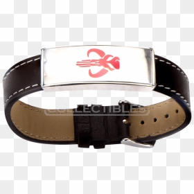 Star Wars Mandalorian Symbol Leather Id Bracelet - Jewellery, HD Png Download - boba png