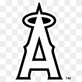 Anaheim Angels Logo Black And White - Angels Logo Black And White, HD Png Download - angels logo png