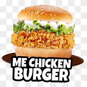 Classic Veg Burger - Hamburger, HD Png Download - veg burger png