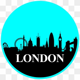 Silhouette London Skyline Drawing, HD Png Download - nashville skyline silhouette png