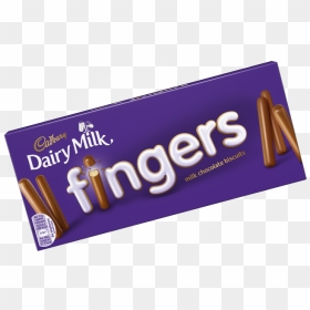 Cadbury Dairy Milk Fingers - Cadburys White Chocolate Fingers, HD Png Download - dairy milk png