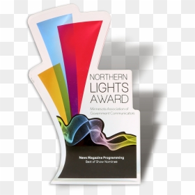 A Northern Lights Award Trophy - Flyer, HD Png Download - northern lights png