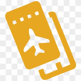 Flight Bookings Icon Png, Transparent Png - ticket icon png