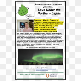 Love Under The Northern Lights Science Outreach Athabasca - Suaram, HD Png Download - northern lights png