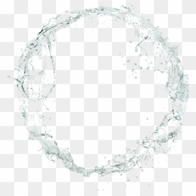 Water Free System Download Circle - Water Circle Splash Png, Transparent Png - glitter effect png