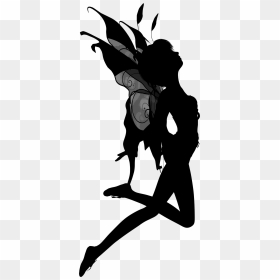 Fairy Silhouette Tinker Bell Clip Art - Transparent Background Fairy Silhouette, HD Png Download - kite png