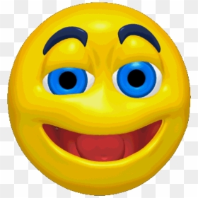 Animated Laughing Emoticon Emoticons And Smileys For - Animated Gif Thanks Emoji Gif, HD Png Download - whatsapp smileys png