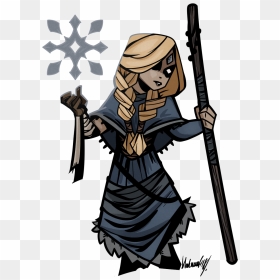 Crystal Maiden In Darkest Dungeon Style, Even With - Darkest Dungeon Style Png, Transparent Png - darkest dungeon png