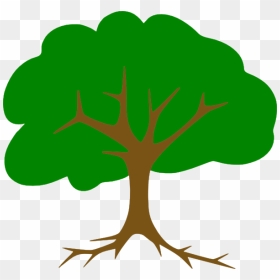 How To Set Use Tree V Icon Png - Tree With Roots Clipart, Transparent Png - tree icon png