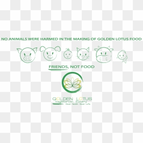 Golden Lotus Vegan , Png Download - Circle, Transparent Png - vegan png