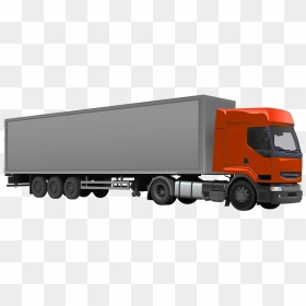 Transparent Tire Track Clipart - Truck Container Png, Png Download - container truck png