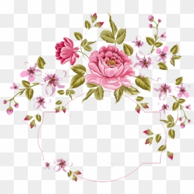 Flowers Background For Text , Png Download - Clipart Flower Garland, Transparent Png - png flowers background images