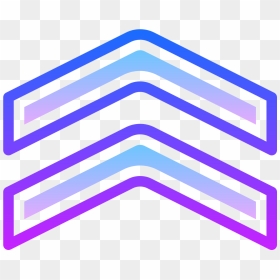 This Icon Represents Chevron, It Is Two Triangle Lines - Señales De Trafico Triangulares, HD Png Download - chevron pattern png