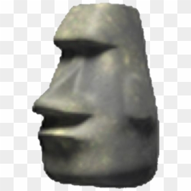 Easter Island Statue Emoji, HD Png Download - bonzi buddy png