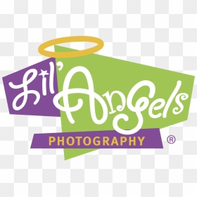 Lil Angels Png Logo Vector Black And White - Lil Angels Photography, Transparent Png - angels logo png