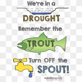 Trout, HD Png Download - save water png