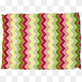 Holiday Colors In A Vibrant Chevron Pattern Provide - Woven Fabric, HD Png Download - chevron pattern png