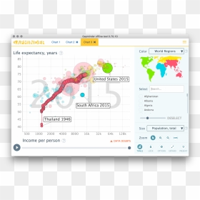 Gapminder Offline Tools - World Map, HD Png Download - offline png