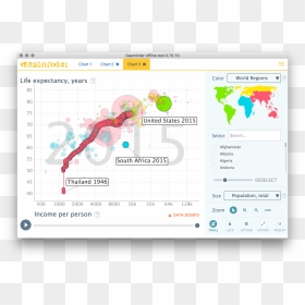 Gapminder Offline Tools - World Map, HD Png Download - offline png