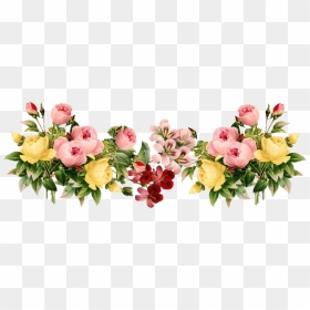 Transparent Background Wedding Flower Png, Png Download - wedding border designs png