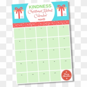 Christmas Clipart Random Acts Of Kindness, HD Png Download - empty calendar png