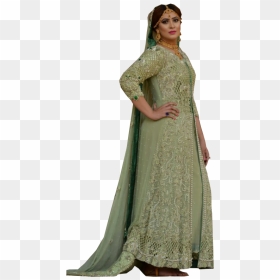 Pakistani Bridal Lehenga - Gown, HD Png Download - lehenga png