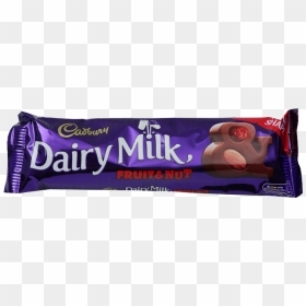 Cadbury Dairy Milk Chocolate Fruit & Nut 38 Gm - Cadbury Dairy Milk, HD ...