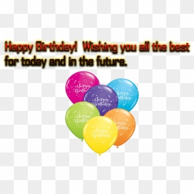 1st Birthday Wishes Png Free Background - Balloon, Transparent Png - happy birthday wishes png