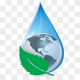 Earth, HD Png Download - water drop logo png