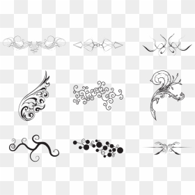 Swirls Symbols Design - Decoration Symbols, HD Png Download - indian wedding card symbols png