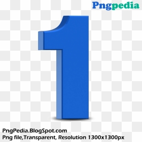 Transparent Rupee Symbol Png - 3d Number 1 Blue, Png Download - rupee symbol 3d png