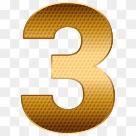 Number 3 Gold Png Image Free Download Searchpng - Gold 3 Transparent Number Png, Png Download - rupee symbol 3d png