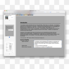 Mac Preview, HD Png Download - document png