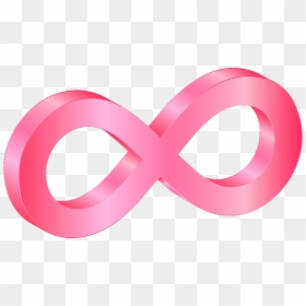 3d Infinity Symbol Variation - Infinity Symbol Pink Png, Transparent Png - rupee symbol 3d png