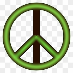3d Peace Symbol - Peace Sign Clipart, HD Png Download - rupee symbol 3d png