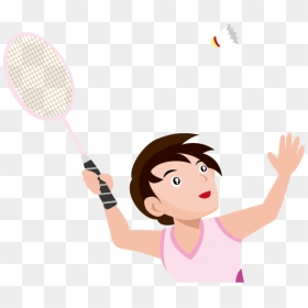 Transparent Badminton Silhouette Png - Clip Art, Png Download - badminton player png