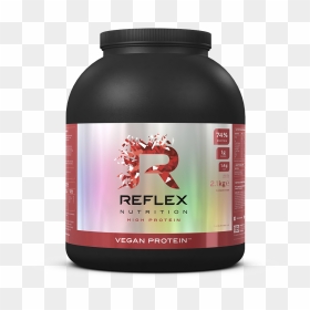Reflex 100% Native Whey Strawberries & Cream 1.8kg, HD Png Download - vegan png