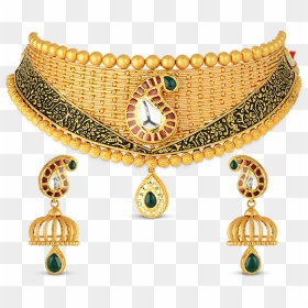 Gold Set Png, Transparent Png - indian gold jewellery necklace sets png