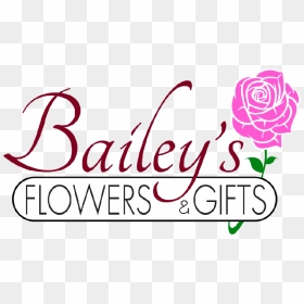 Bailey"s Flowers And Gifts - Calligraphy, HD Png Download - colourful floral design png