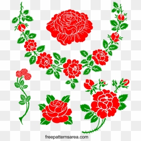 Rose Flower Designs For Project File, HD Png Download - floral design png file
