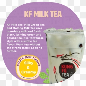 Kf Milk Tea Back - Frappé Coffee, HD Png Download - dairy milk png