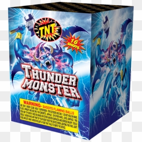Firework Aerial Finale Thunder Monster - Tnt Fireworks, HD Png Download - thunder effect png