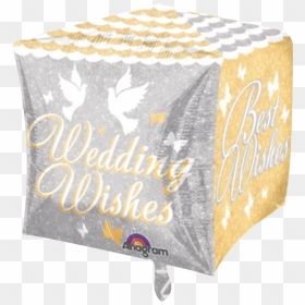 Wedding Wishes Cubez Foil Balloon - Anagram, HD Png Download - wedding wishes png