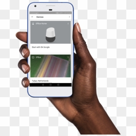 Arm Holding Phone Png, Transparent Png - google home png