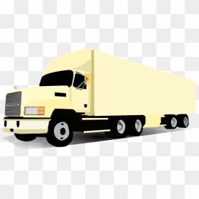 18 Wheeler Clip Art, HD Png Download - container truck png