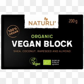Naturli Organic Vegan Block, HD Png Download - vegan png