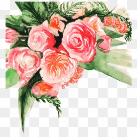 Flower Bouquet , Png Download - Garden Roses, Transparent Png - flower bouquet png images
